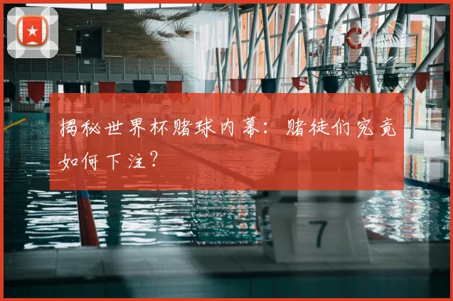 揭秘世界杯赌球内幕：赌徒们究竟如何下注？
